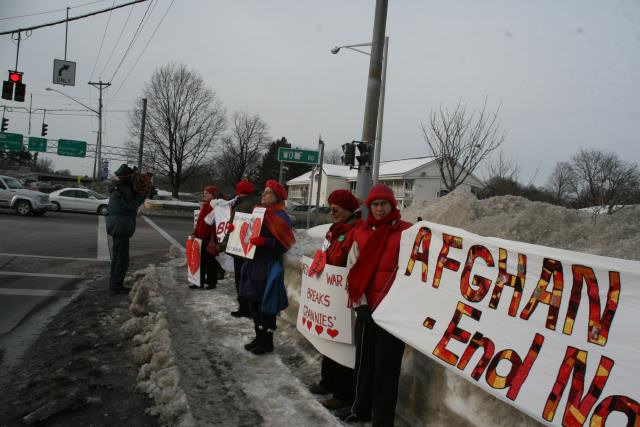 Grannies for Peace demonstration